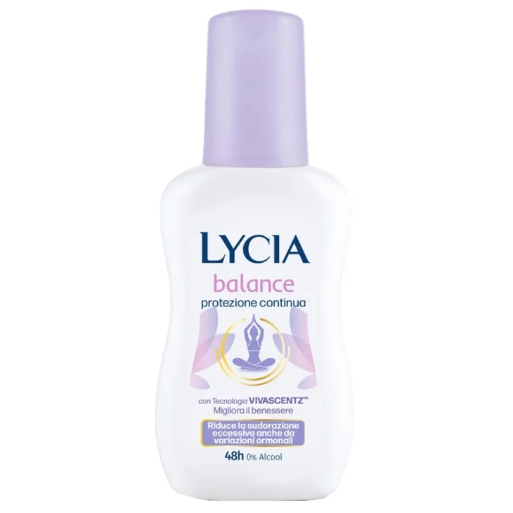 Lycia Deo Vapo Balance Deodorante Spray No Gas per la Protezione dalla Sudorazione 75 ml
