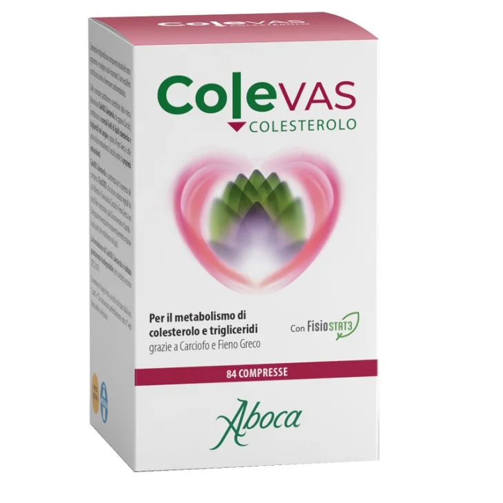 Aboca ColeVAS Colesterolo Integratore per Colesterolo e Trigliceridi 84 compresse