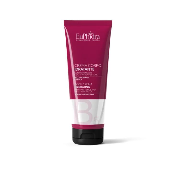 Euphidra Crema Corpo Idratante Pelli Secche con Olio di Mandorle 250 ml