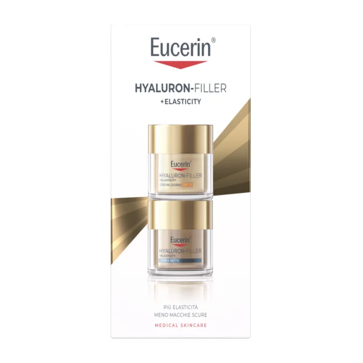Eucerin Cofanetto Natale 2026 Hyaluron Filler Crema Giorno 50 ml + Crema Notte 50 ml