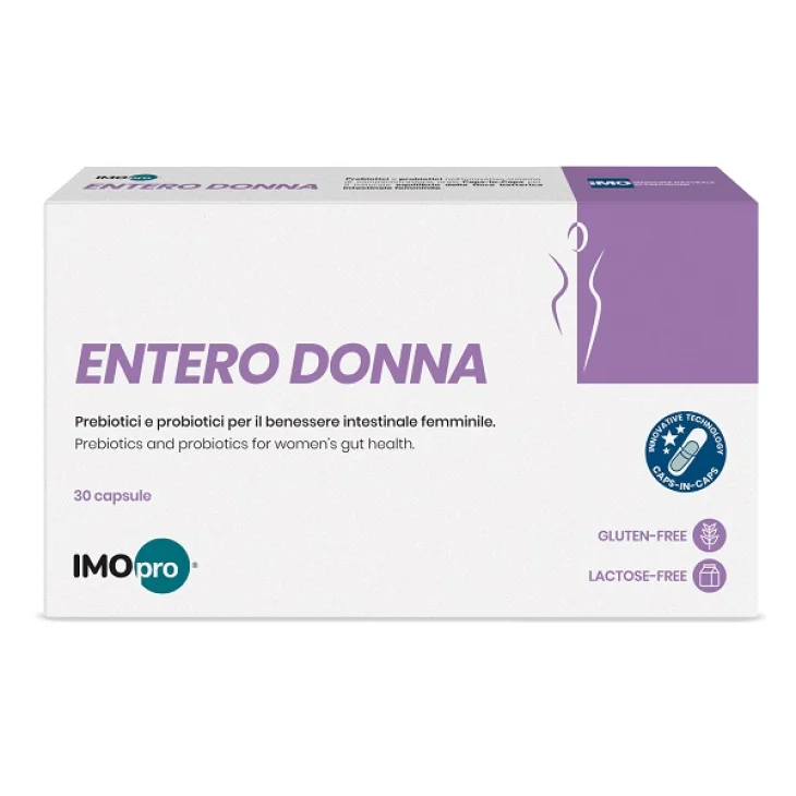 IMOpro Entero Donna Integratore Alimentare a base di Probiotici 30 Capsule