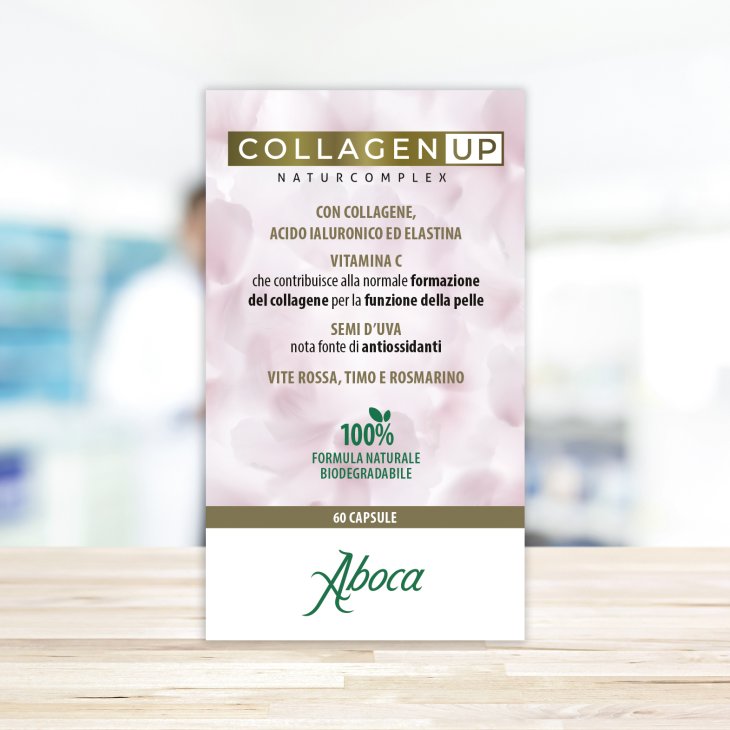 Aboca CollagenUp Naturcomplex Collagene Acido Ialuronico ed Elastina 60 capsule
