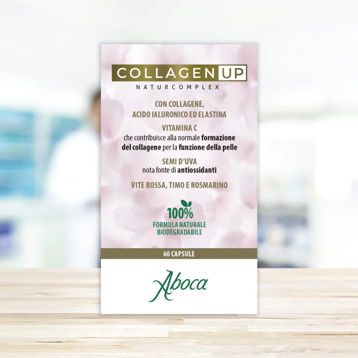 Aboca CollagenUp Naturcomplex Collagene Acido Ialuronico ed Elastina 60 capsule