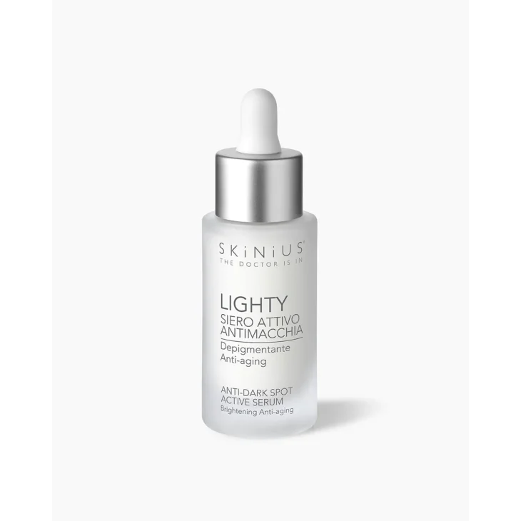 Skinius Lighty Siero Attivo Antimacchia per ridurre tutti i tipi di macchie 30 ml Skinius Lighty Siero Attivo Antimacchia per ridurre tutti i tipi di macchie 30 ml