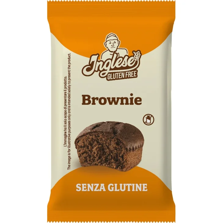Inglese Brownie Monoporzione Snack Senza Glutine al Cacao 40 g