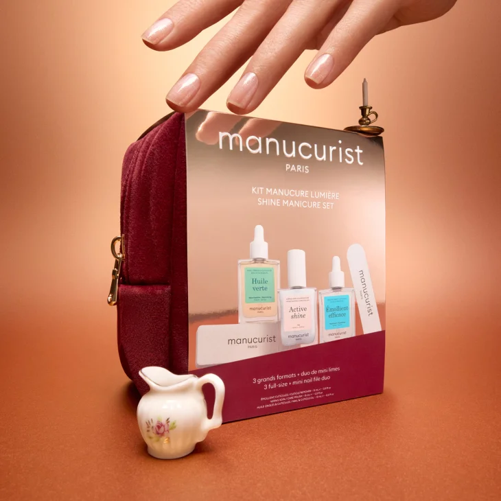 Manucurist Trousse Active Shine - Manicure rinforzante dal finish perlato