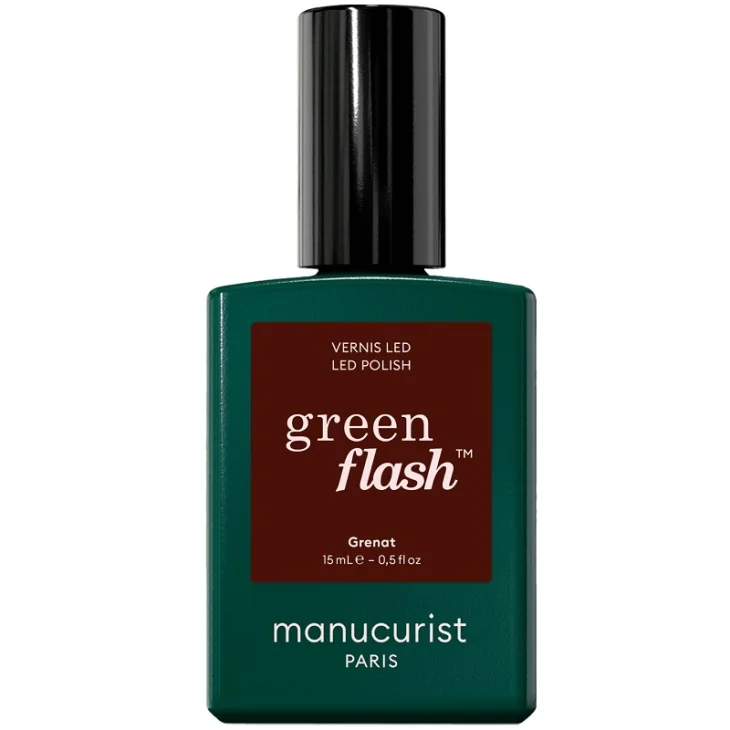 Manucurist Green Flash Grenat Smalto Semipermanente LED 15 ml