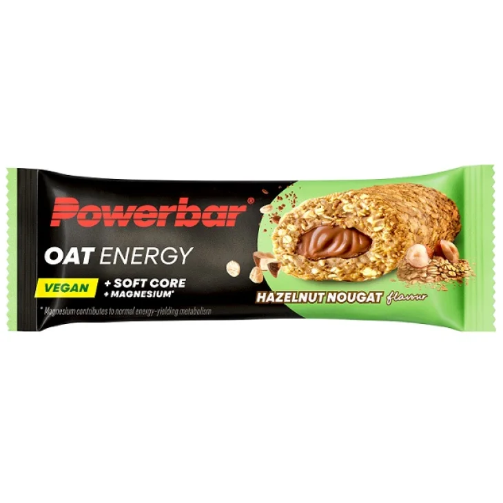 PowerBar Oat Energy Hazelnut Nougat Barretta Energetica Vegana all’Avena 50 g PowerBar Oat Energy Hazelnut Nougat Barretta Energetica Vegana all’Avena 50 g