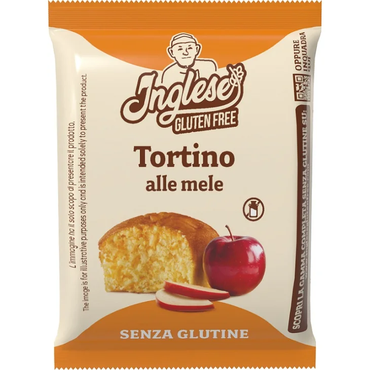 Inglese Tortino alle Mele Senza Glutine e Lattosio Monoporzione 40 g