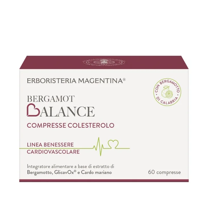 Erboristeria Magentina Bergamot Balance Colesterolo 60 Compresse