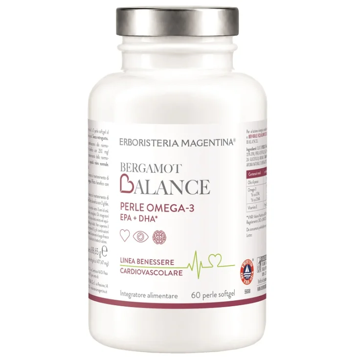 Erboristeria Magentina Bergamot Balance Omega 3 60 Perle