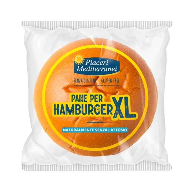 Piaceri Mediterranei Pane per Hamburger XL Senza Glutine 110 g