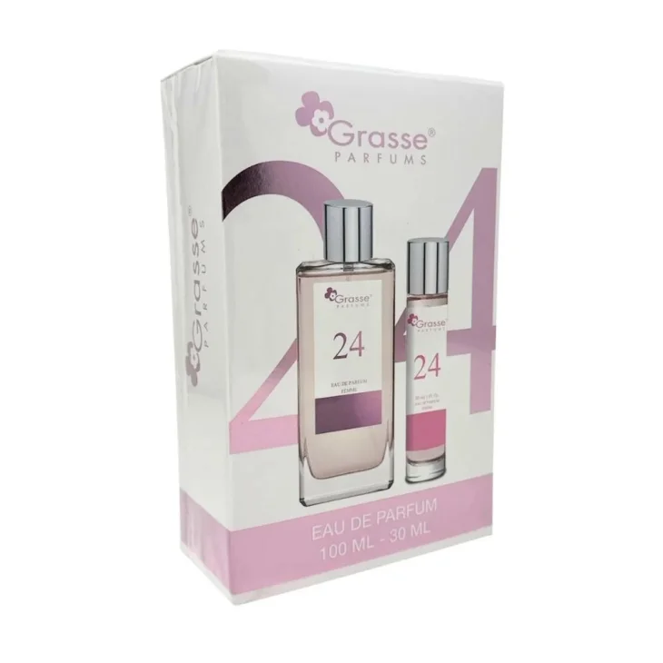 Grasse Cofanetto Eau De Parfum Profumo Donna Floreale N. 24 100ml + 30ml
