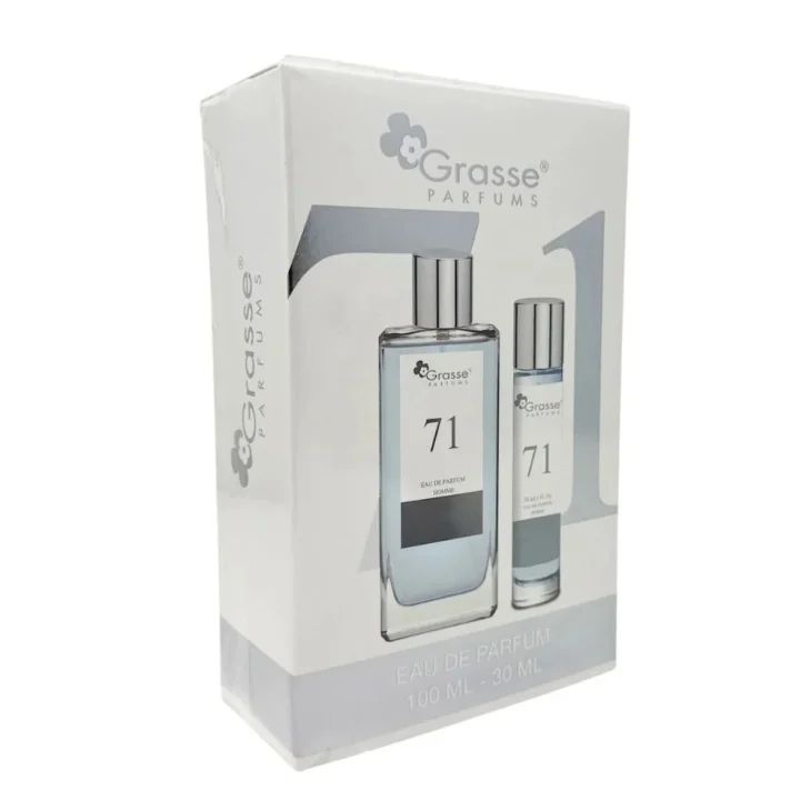 Grasse Cofanetto Eau De Parfum Profumo Uomo Orientale N. 71 100 ml + 30ml