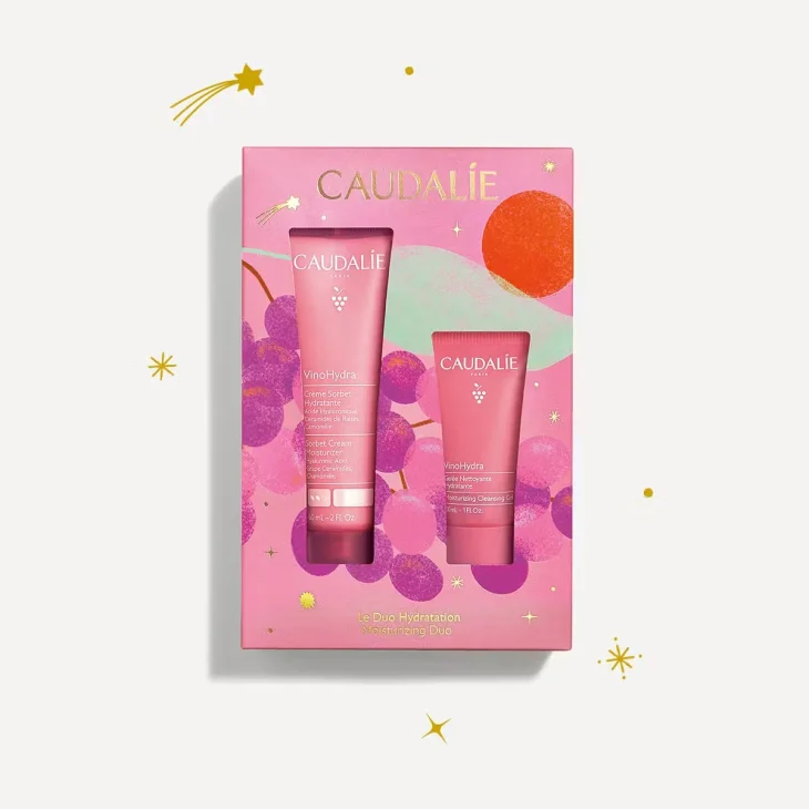Caudalie Cofanetto Vinohydra Duo Idratazione Crema Sorbetto viso + Gel Detergente OMAGGIO