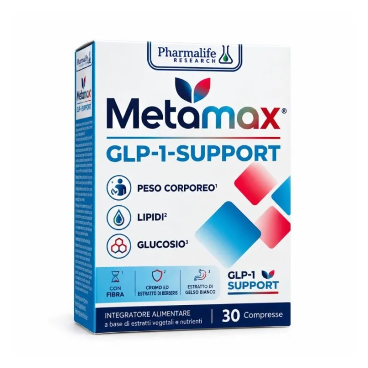 Pharmalife Metamax GLP-1 Support Integratore per il Supporto del Metabolismo 30 compresse