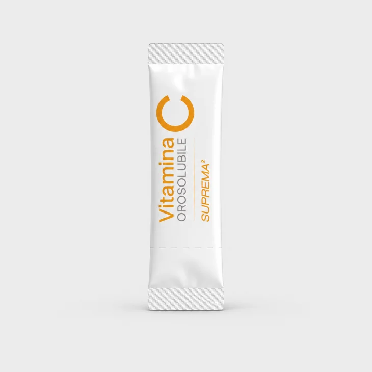 X115 Vitamina C Suprema 2 Integratore per Supporto alle Difese Immunitarie 20 Stick da 2 g