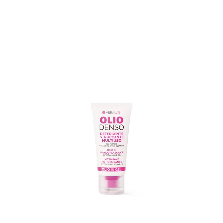 Veralab Olio Denso Detergente Struccante Multiuso Olio di Mandorla Dolce Travel Size 30 ml