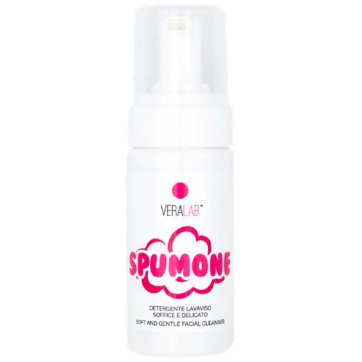Veralab Spumone Mousse Detergente Viso Schiumogeno Delicato Travel Size da 50 ml