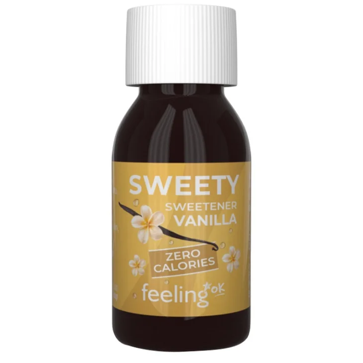 Feeling Ok Sweety Vaniglia Dolcificante Liquido Zero Calorie 100 ml Feeling Ok Sweety Vaniglia Dolcificante Liquido Zero Calorie 100 ml