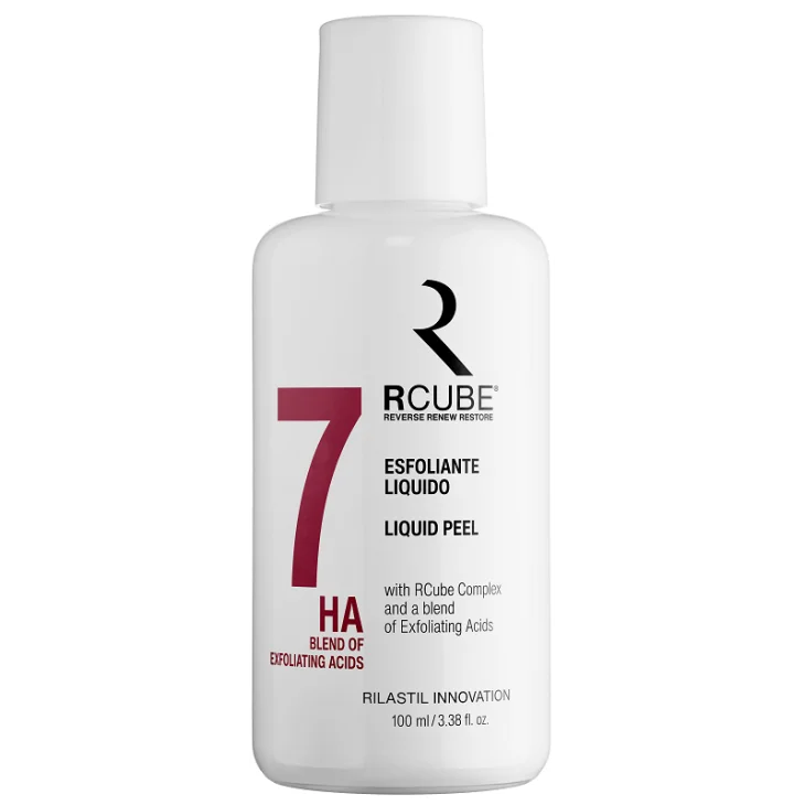 Rilastil RCube Esfoliante Liquido 7  Peeling Viso Intensivo con 7 Acidi Liquid Peel 7 100 ml