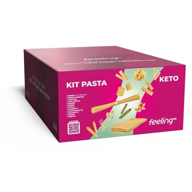 Feeling Ok Keto Pasta Low Carb Kit 12 Giorni 12 pezzi Feeling Ok Keto Pasta Low Carb Kit 12 Giorni 12 pezzi