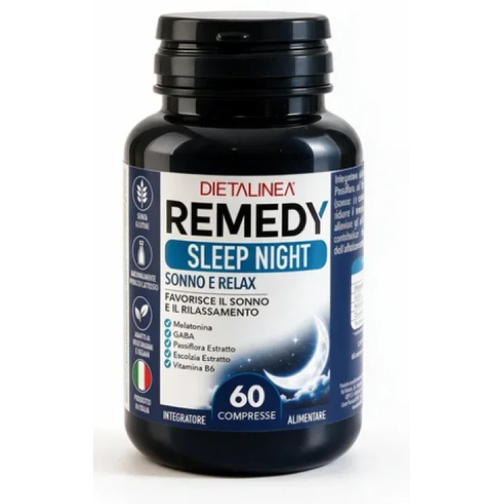Dietalinea Remedy Sleep Night Integratore Per Il Sonno E Il Rilassamento 60 Compresse