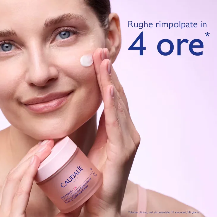 Caudalie Resveratrol-Lift Crema Cashmere Ridensificante Viso 50 ml