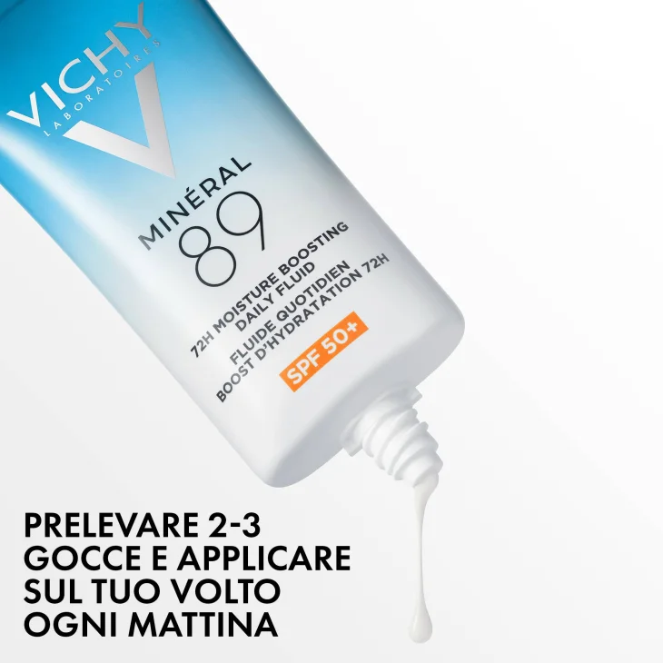 Vichy Mineral 89 UV SPF50+ Fluido Idratante Viso 50 ml