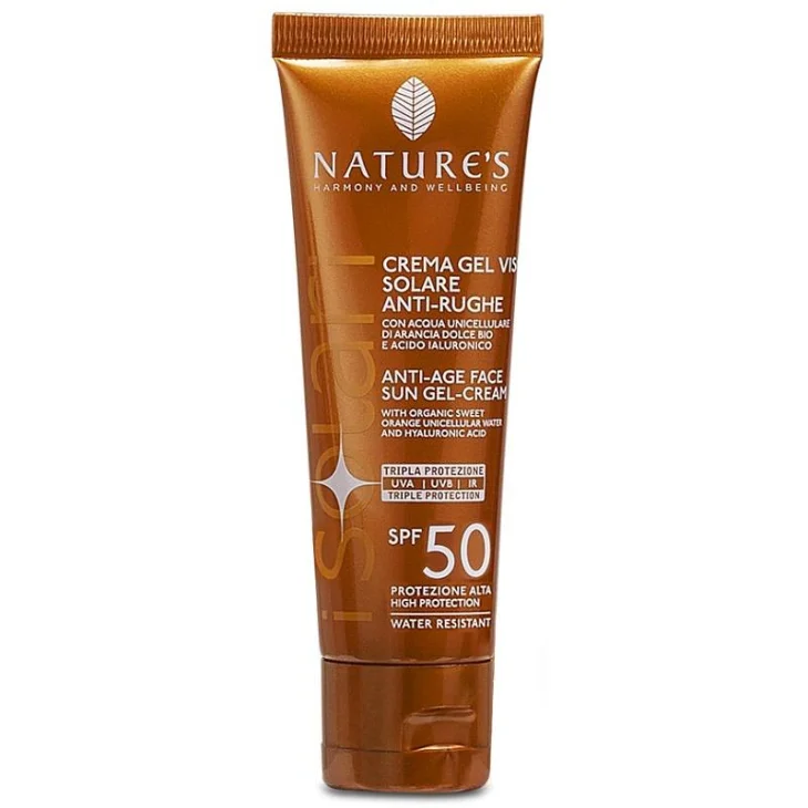 Nature's i Solari Crema Gel Viso Anti-Rughe SPF50 50 ml