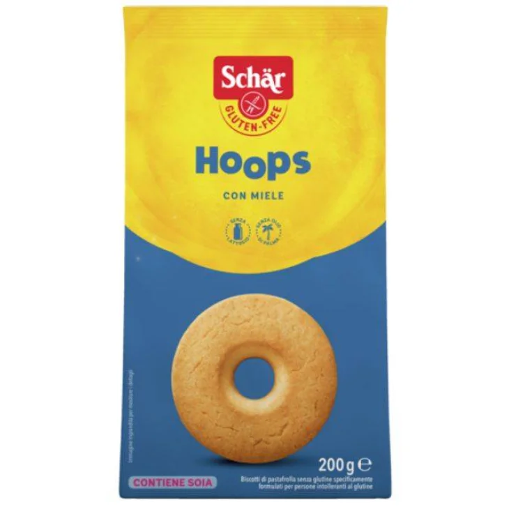 Schar Hoops Biscotti con Miele senza Glutine 200 g