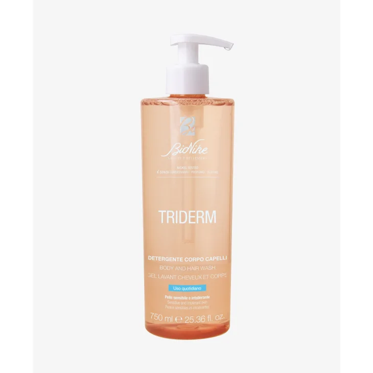 BioNike Triderm Detergente Corpo e Capelli per Uso Quotidiano 750 ml