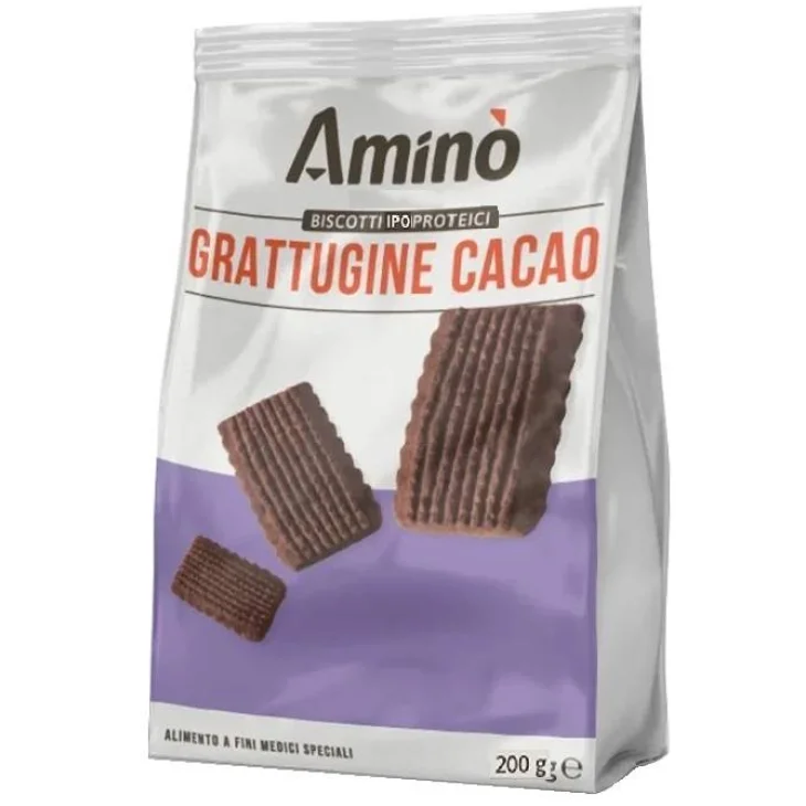 Aminò Grattugine al Cacao Biscotti Aproteici 200 grammi