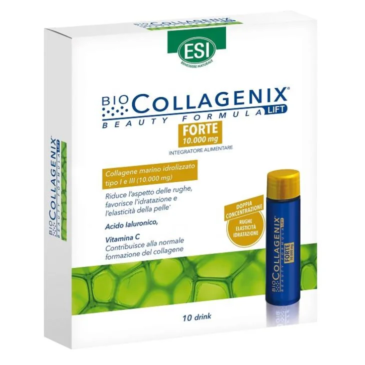 Esi Biocollagenix Forte Integratore di Collagene Marino 10 drink