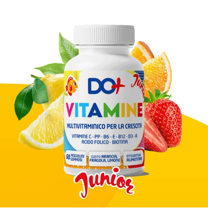 Nestlè Do+ Vitamine Junior Integratore Multivitaminico per Bambini 60 pesciolini