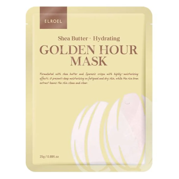 Elroel Golden Hour Mask Shea Butter Maschera Idratante Viso 25 g