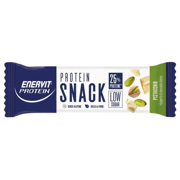 Enervit Protein Snack Pistacchio Low Sugar Barretta Proteica 27 grammi