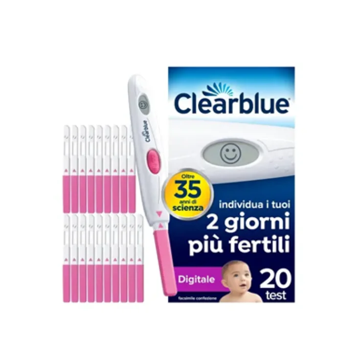 Clearblue Test di Ovulazione Digitale 20 Stick