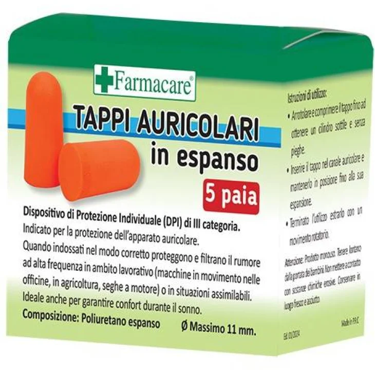 Tappi Auricolari in Espanso 5 pezzi