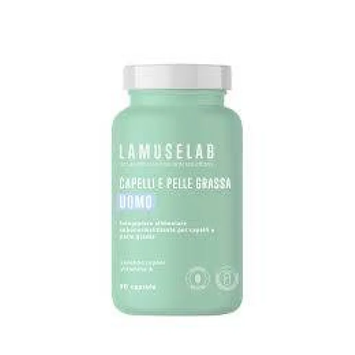 Lamuselab Capelli e Pelle Grassa Uomo 90 capsule