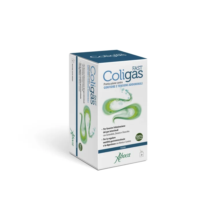 Aboca Coligas Fast Tisana anti gonfiore addominale 20 bustine