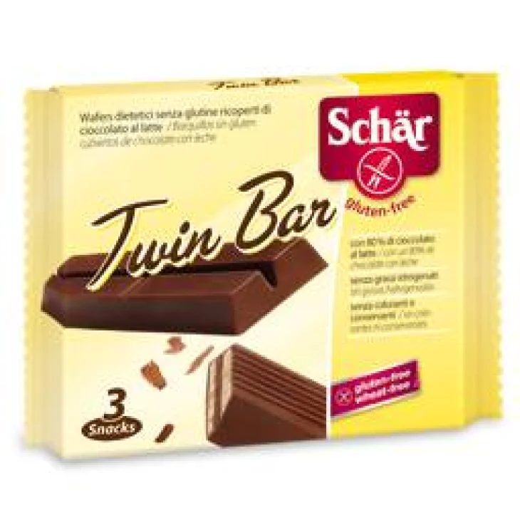 Schar Twin Bar Barretta Senza Glutine con Cioccolato