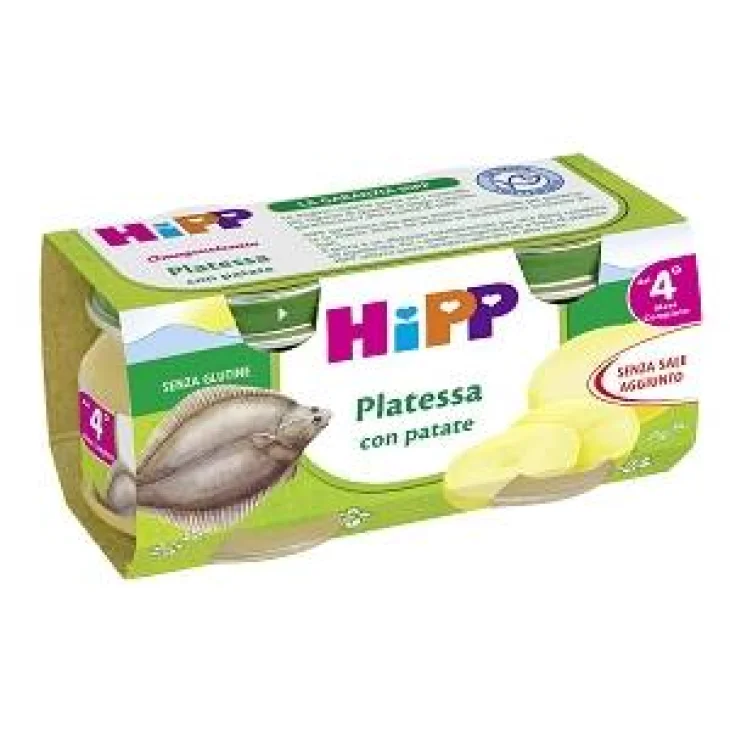 Hipp Bio Omogeneizzato Biologico Platessa con Patate