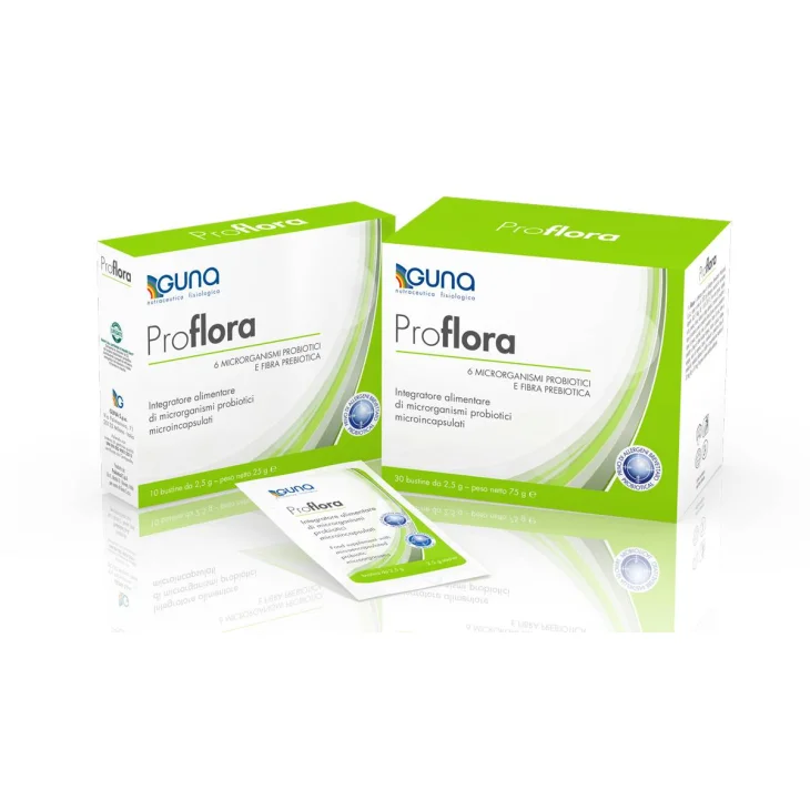 Guna Proflora Integratore per l'Intestino 30 bustine