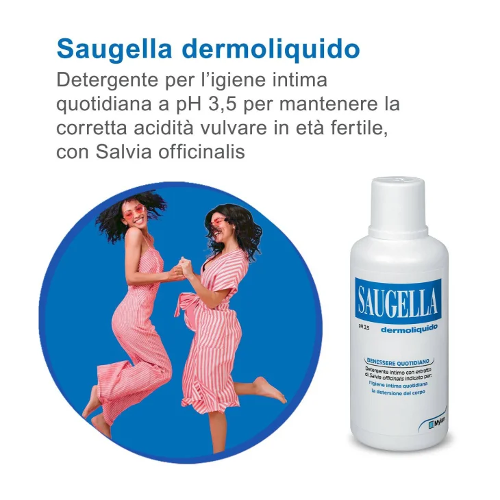 Saugella Dermoliquido Detergente Intimo 500 ml