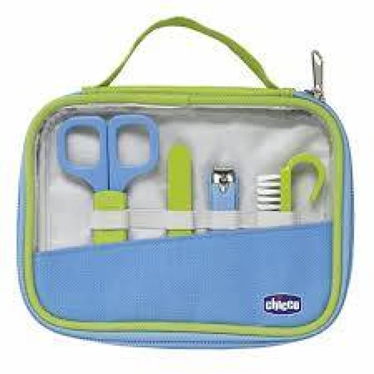 Chicco Set Igiene Happy Hands - Colore: Blu-Verde