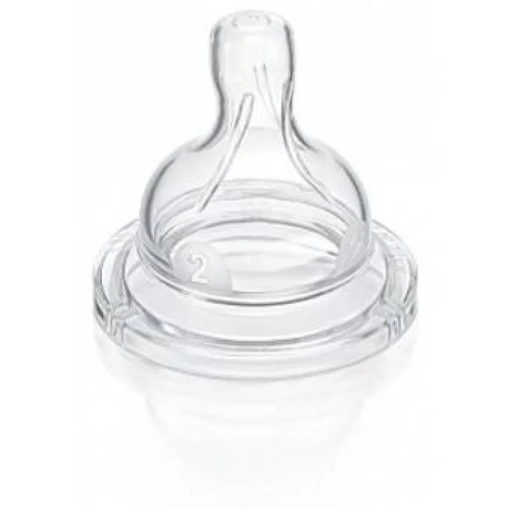 Philips Avent Tettarelle Classiche 2 pezzi - Flusso: Flusso Lento - 2 fori