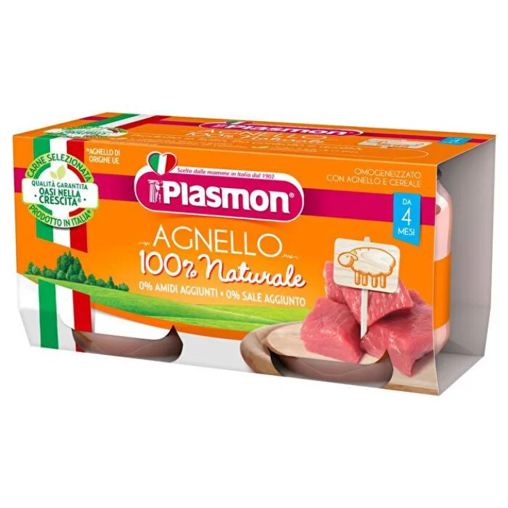 Plasmon Omogeneizzato all'Agnello 2 x 80 g