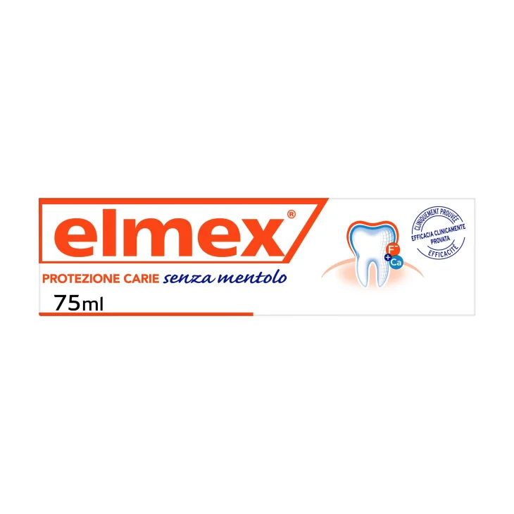 Elmex Protezione Carie Dentifricio senza mentolo 75 ml