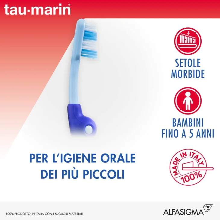 Tau-Marin Smile Spazzolino per i bambini 1 Pezzo